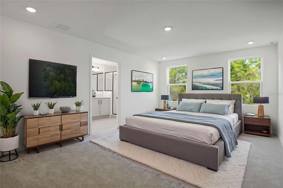 Furnished interior view inside a new home in Ellington Place, St. Cloud (Image 9).