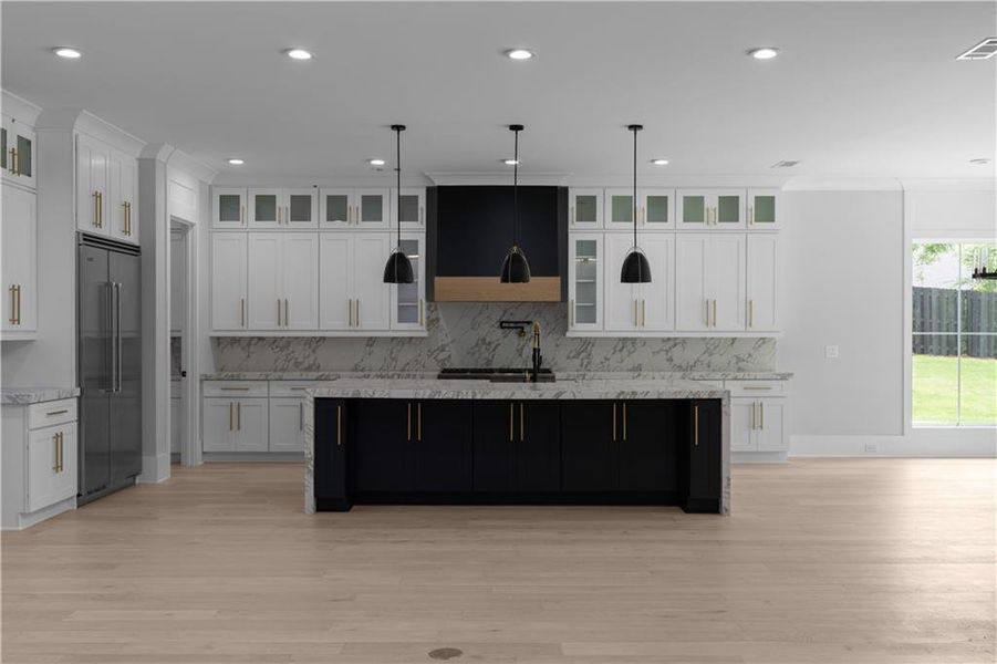 Furnished interior view inside a new home in , Suwanee (Image 7).