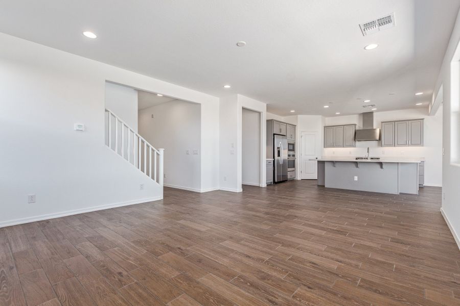 Representative unfurnished interior of a home built from the Evergreen by Taylor Morrison in Lucero Discovery Collection, Goodyear (Image 15).