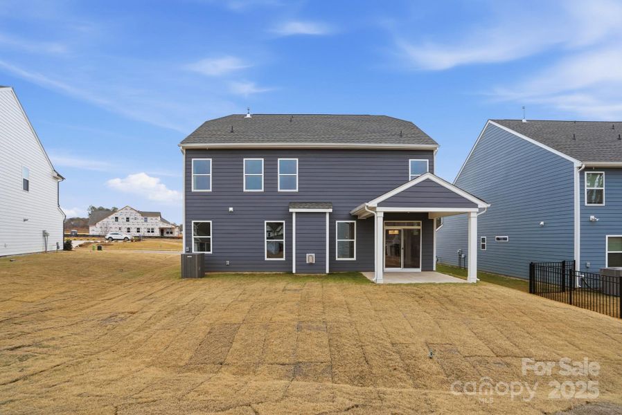 Exterior details and patio area of a home in Carrington, Stanley (Image 25).