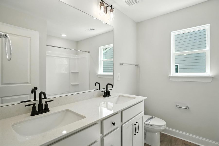 Furnished interior view inside a new home in Summerlin, Mooresville (Image 10). Furnished interior view inside a new home in Summerlin, Mooresville (Image 10).