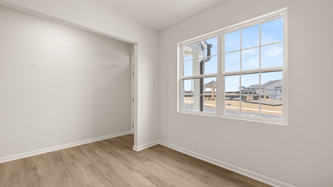 Representative unfurnished interior of a home built from the Belhaven by D.R. Horton in Pointe Park, Union City (Image 13). Representative unfurnished interior of a home built from the Belhaven by D.R. Horton in Pointe Park, Union City (Image 13).