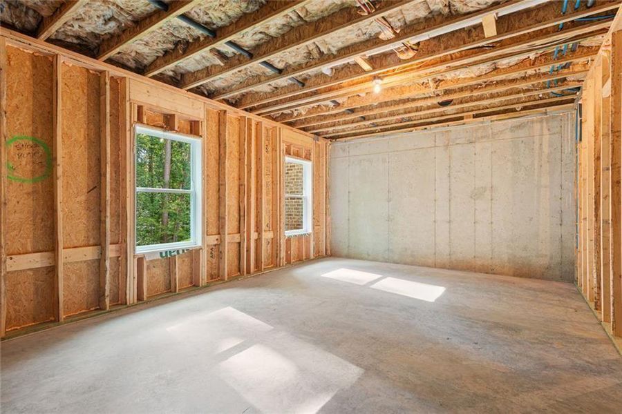 In-progress construction of a new home in , Ball Ground, GA (Image 52).