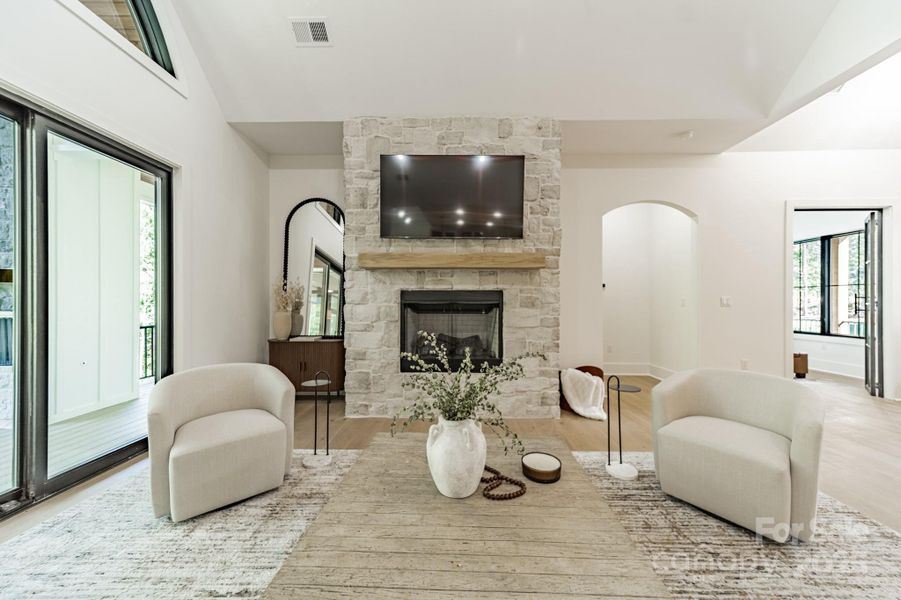 Furnished interior view inside a new home in , Denver (Image 6).