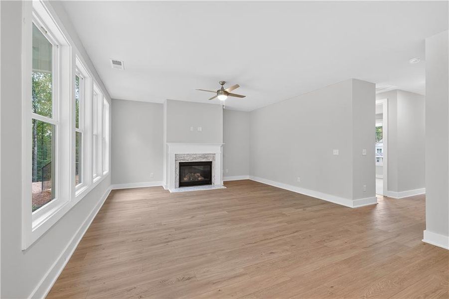 Spacious, unfurnished interior of a new home in The Manor at Gainesville Township, Gainesville (Image 18).