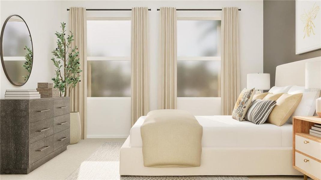 Furnished interior view inside a new home in Bridgewalk, St. Cloud (Image 28).