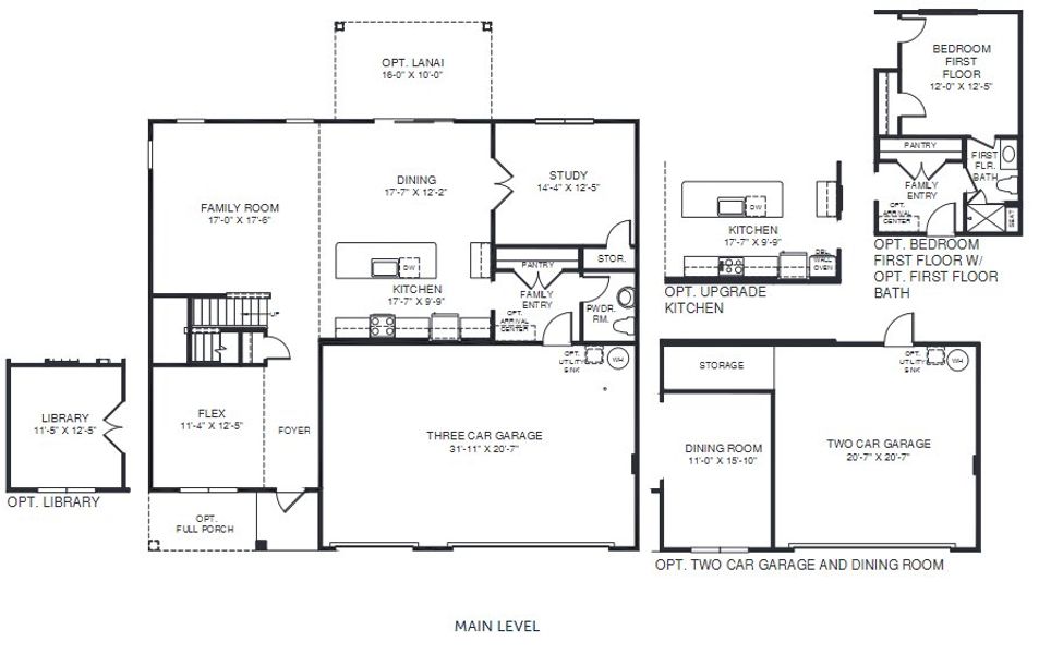 2D floor plan layout for the Linden by Ryan Homes in Terra Pines, St. Augustine, FL (Image 4). 2D floor plan layout for the Linden by Ryan Homes in Terra Pines, St. Augustine, FL (Image 4).