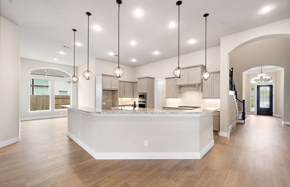 Representative furnished interior of a home built from the 3663AU by Ravenna Homes in Audubon 60′, Magnolia (Image 6).