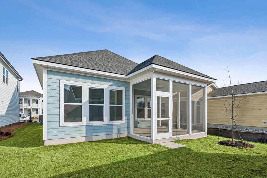 Representative exterior details of a home built from the The Kellicreek II by David Weekley Homes in Point Hope - Cottage Collection, Charleston (Image 4).