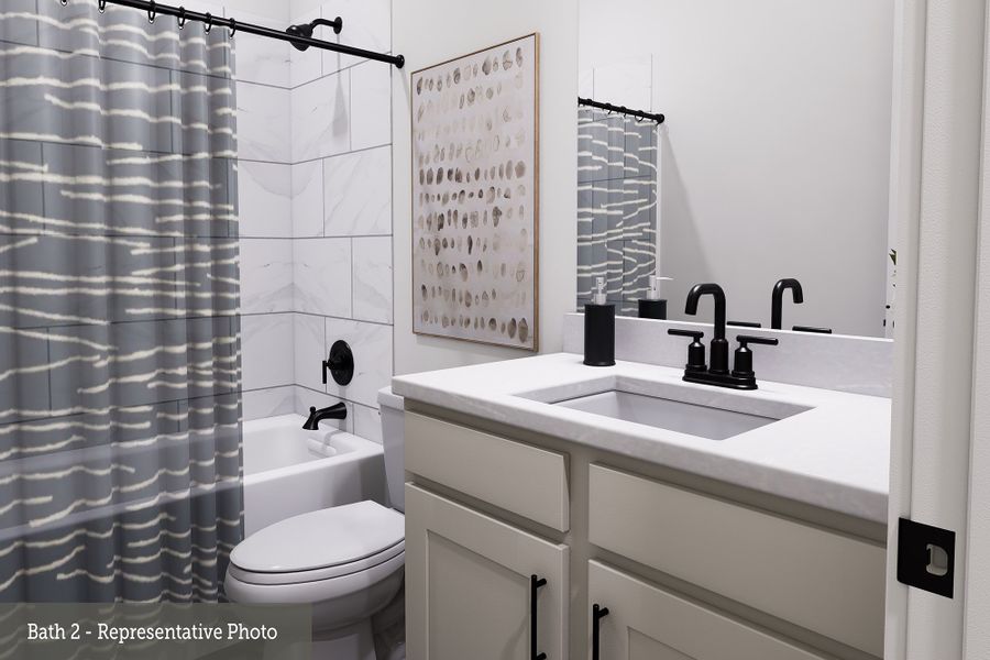 Image 19 representing the The Denton by David Weekley Homes in Prairieland Village 40' Homesites, Cypress, TX.