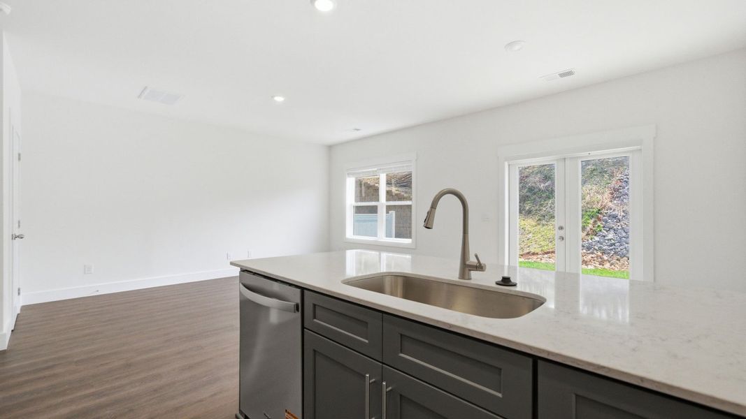 Furnished interior view inside a new home in The Arbor Townhomes, Kingsport (Image 8).