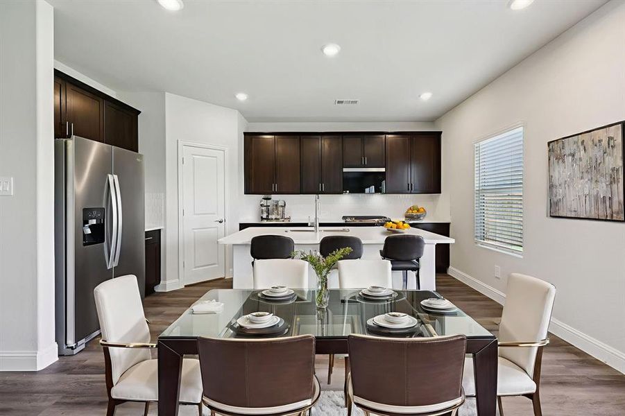 Furnished interior view inside a new home in Westmoor, Sherman (Image 8).