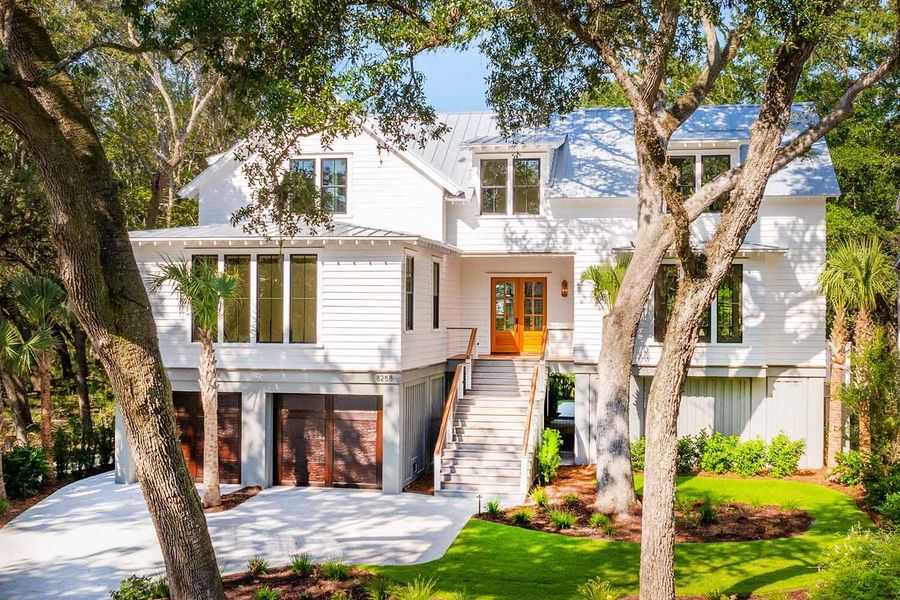 Front exterior of a new home in , Johns Island, SC, highlighting curb appeal (Image 22).
