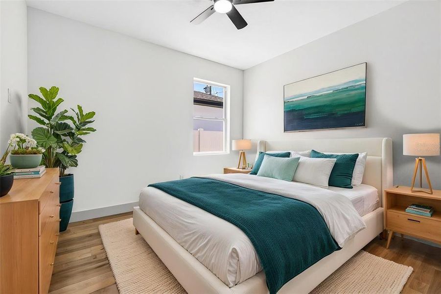 Furnished interior view inside a new home in , St. Petersburg (Image 10).