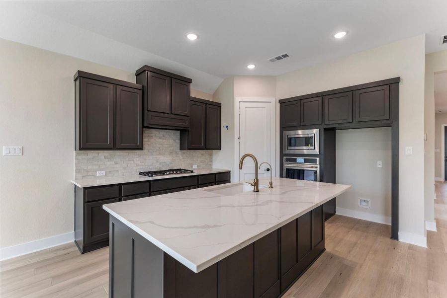 Furnished interior view inside a new home in , The Woodlands (Image 8).