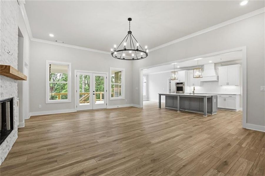 Spacious, unfurnished interior of a new home in , Clarkesville (Image 39).