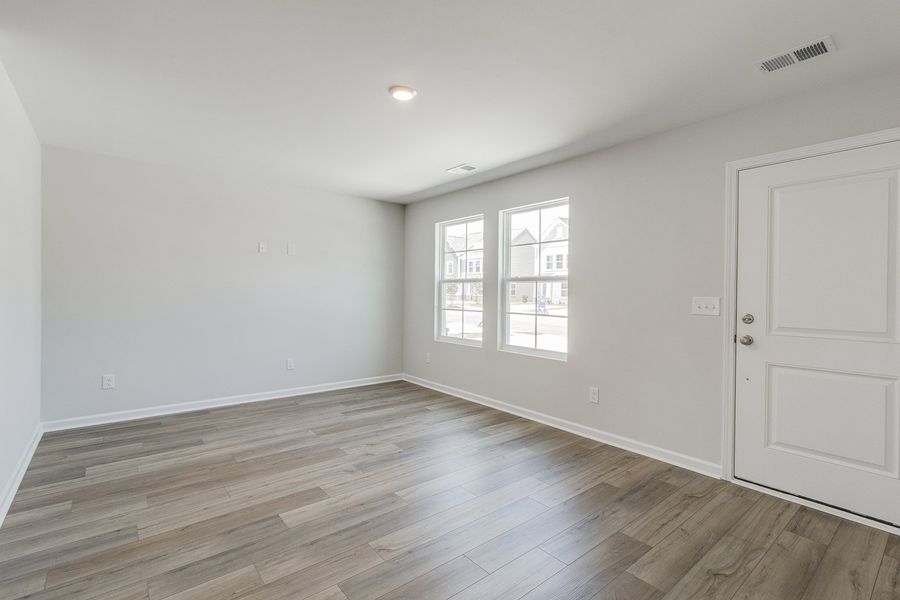 Spacious, unfurnished interior of a new home in Astoria, Columbia (Image 16). Spacious, unfurnished interior of a new home in Astoria, Columbia (Image 16).