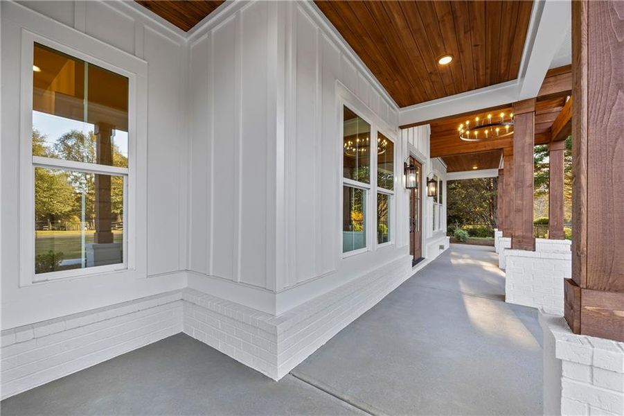 Exterior details and patio area of a home in , Monroe (Image 39).