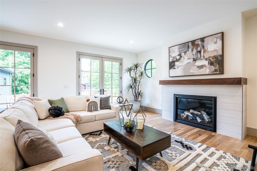 Furnished interior view inside a new home in , Denver (Image 5).