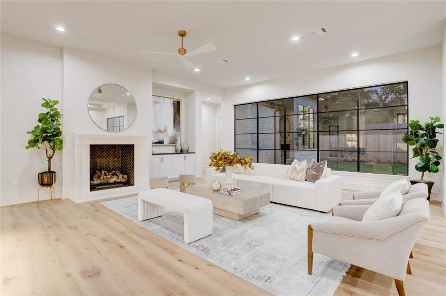 Furnished interior view inside a new home in , Houston (Image 12).