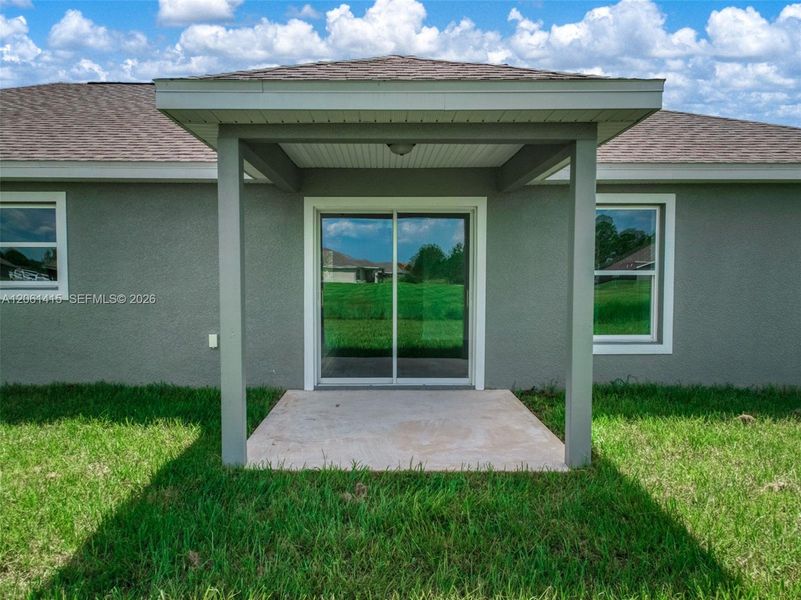 Exterior details and patio area of a home in , Sebring (Image 3). Exterior details and patio area of a home in , Sebring (Image 3).