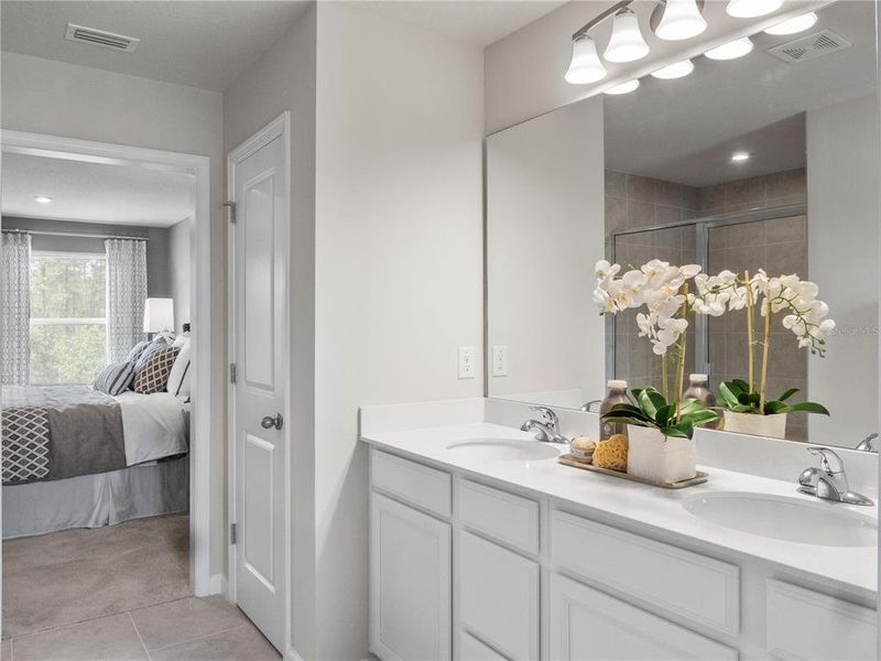 Furnished interior view inside a new home in Villa Mar, Winter Haven (Image 19).