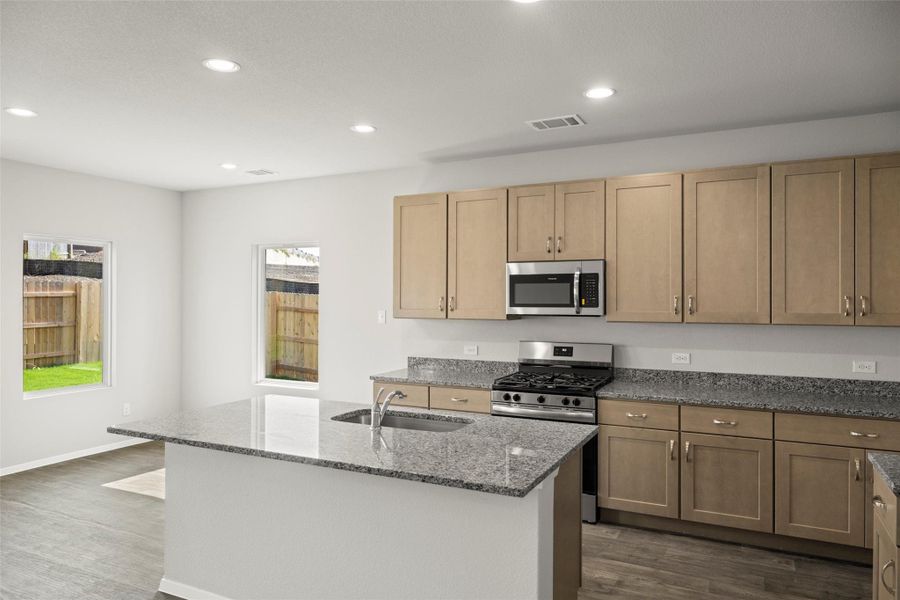 Furnished interior view inside a new home in Cloverleaf, Austin (Image 10).