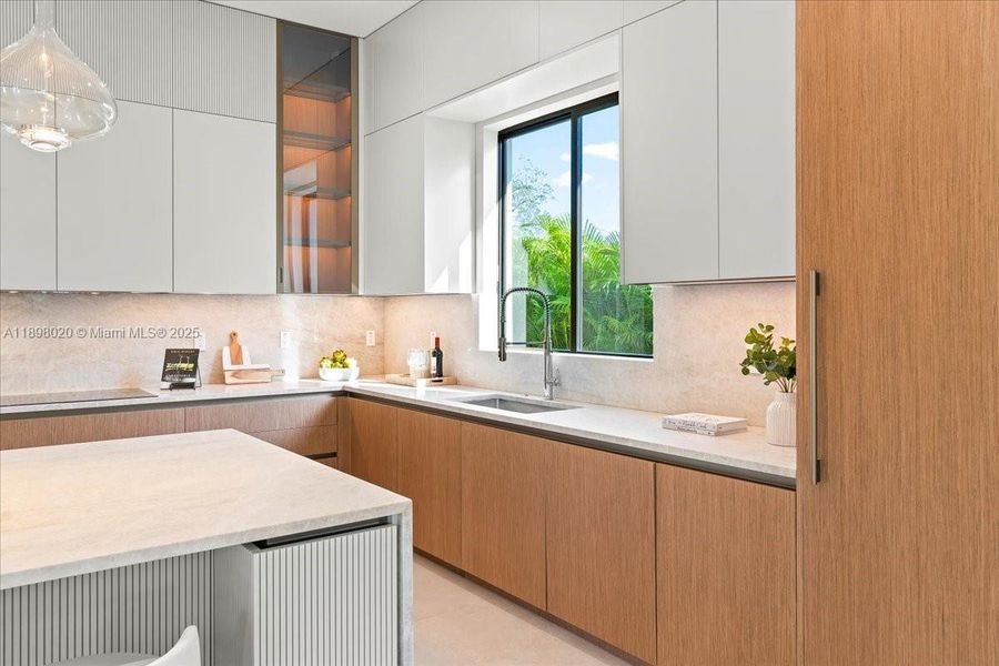 Furnished interior view inside a new home in , Miami (Image 15). Furnished interior view inside a new home in , Miami (Image 15).