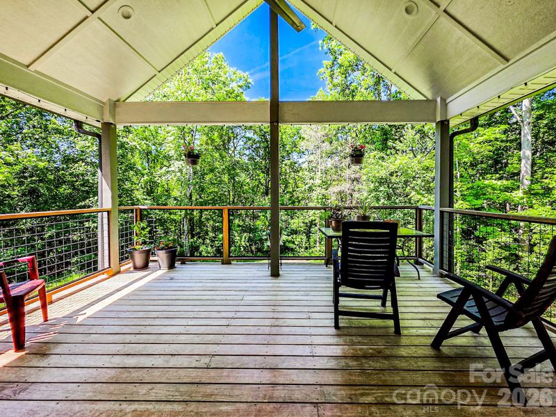 Exterior details and patio area of a home in , Rutherfordton (Image 26).