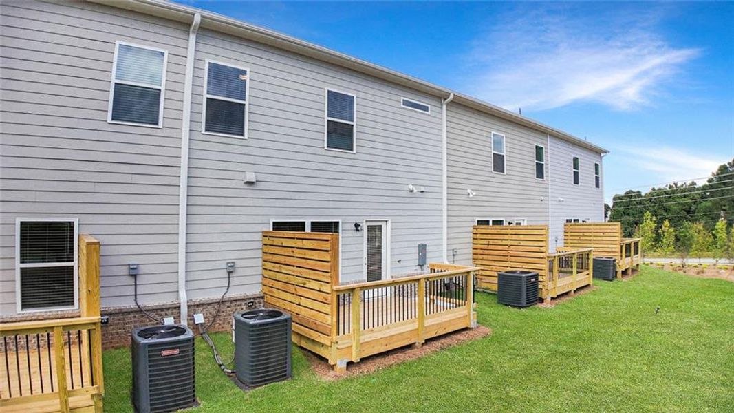 Exterior details and patio area of a home in Franklin Manor, Lawrenceville (Image 19). Exterior details and patio area of a home in Franklin Manor, Lawrenceville (Image 19).