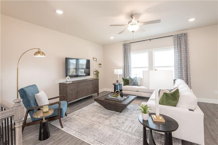 Furnished interior view inside a new home in , Lawrenceville (Image 13).