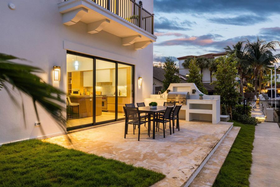 Exterior details and patio area of a home in , Boynton Beach (Image 26). Exterior details and patio area of a home in , Boynton Beach (Image 26).
