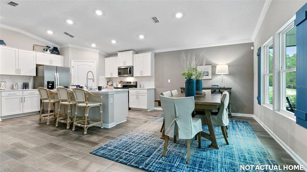 Furnished interior view inside a new home in Sawmill Branch, Palm Coast (Image 25).