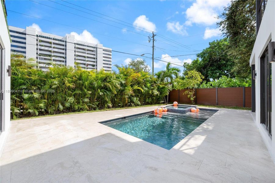 Exterior details and patio area of a home in , Miami (Image 23). Exterior details and patio area of a home in , Miami (Image 23).