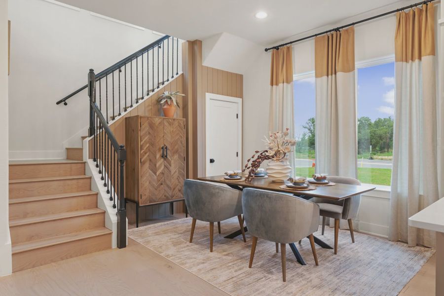 Dining Area Next to Stairs