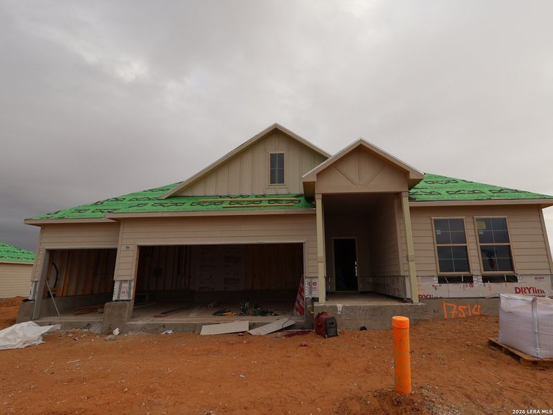 In-progress construction of a new home in Hickory Ridge, Elmendorf, TX (Image 32). In-progress construction of a new home in Hickory Ridge, Elmendorf, TX (Image 32).