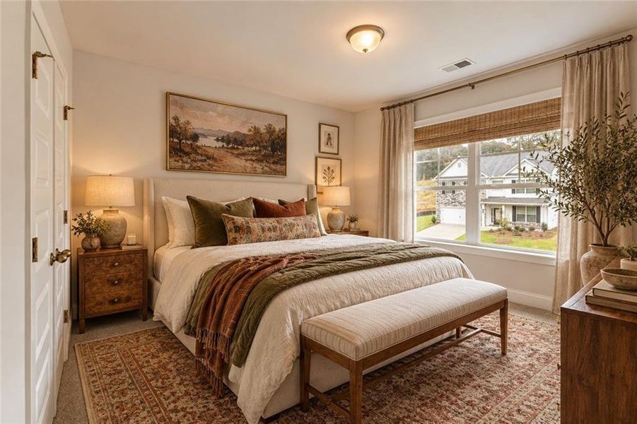 Furnished interior view inside a new home in Hellen Valley, Braselton (Image 11).