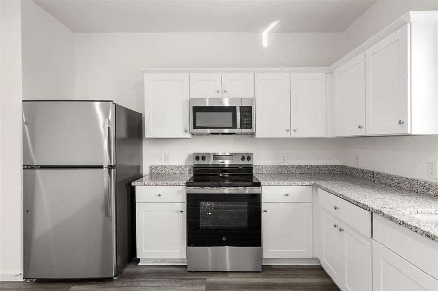 Furnished interior view inside a new home in Monticello Park, Princeton (Image 9). Furnished interior view inside a new home in Monticello Park, Princeton (Image 9).