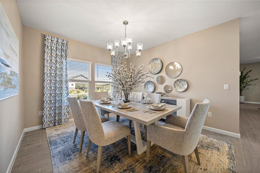 Furnished interior view inside a new home in Trailhead Landing, Alachua (Image 11).