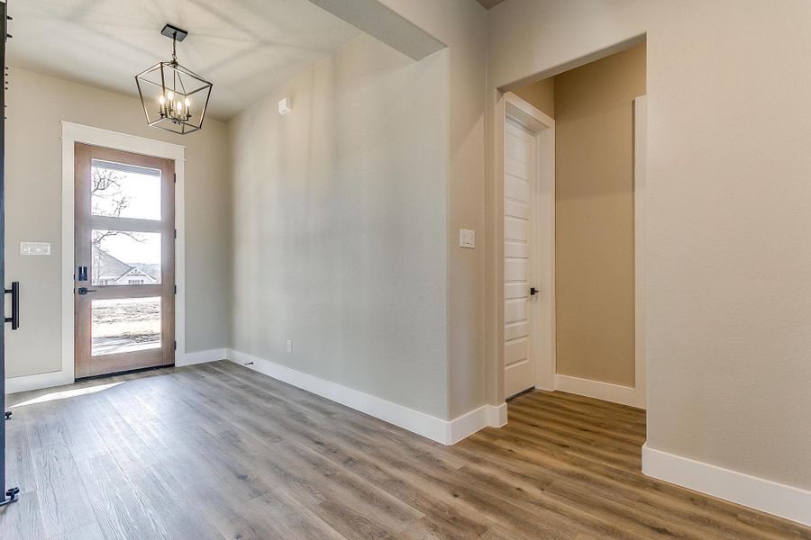 Representative unfurnished interior of a home built from the Erin by Trinity Classic Homes in The Reserve at Shadle, Poolville (Image 19). Representative unfurnished interior of a home built from the Erin by Trinity Classic Homes in The Reserve at Shadle, Poolville (Image 19).