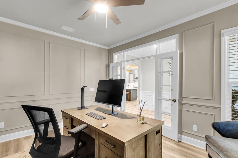 Furnished interior view inside a new home in Sea Island Preserve, Johns Island (Image 19).