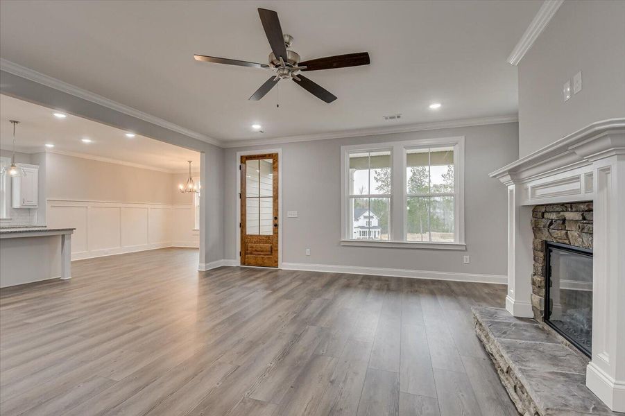 Spacious, unfurnished interior of a new home in Tillery Park, Grovetown (Image 20). Spacious, unfurnished interior of a new home in Tillery Park, Grovetown (Image 20).
