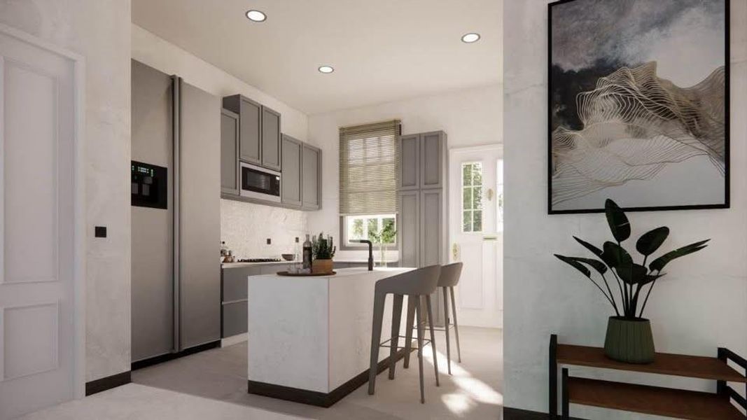 Furnished interior view inside a new home in , Conroe (Image 6).