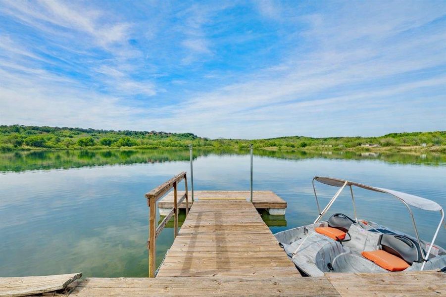 Brazos River & into Lake Granbury Brazos River & into Lake Granbury