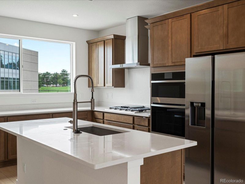 Close-up of interior finishes inside a home in Ascent at Inverness, Englewood (Image 12).