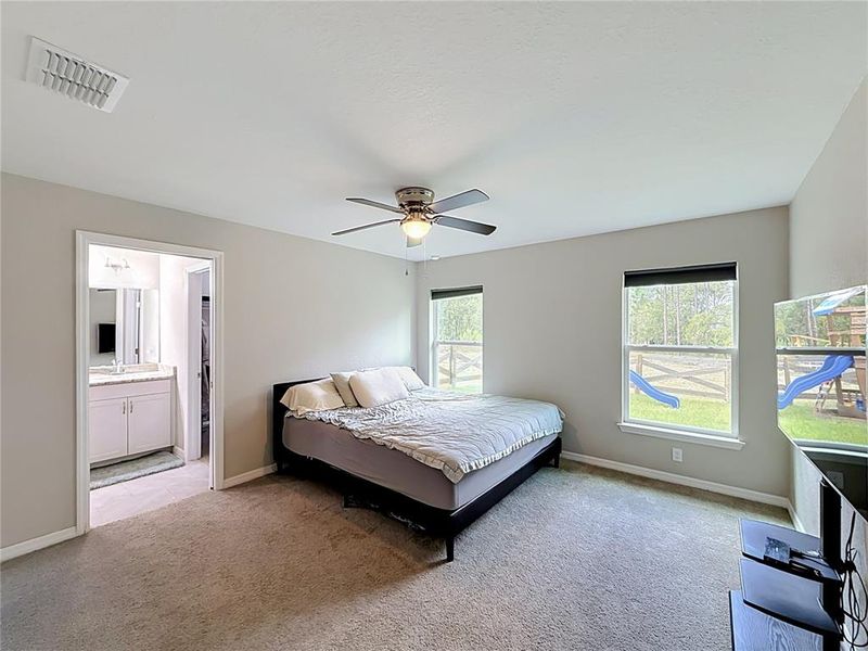 Furnished interior view inside a new home in , Dunnellon (Image 49).