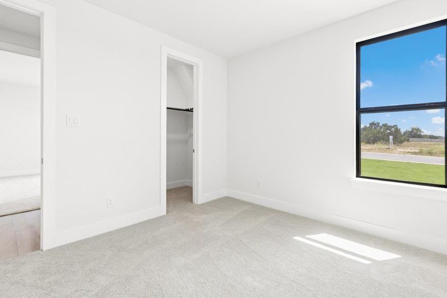 Spacious, unfurnished interior of a new home in Leander Estates, Leander (Image 27). Spacious, unfurnished interior of a new home in Leander Estates, Leander (Image 27).