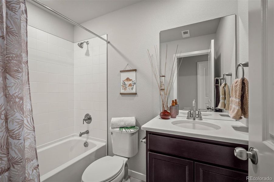 Furnished interior view inside a new home in Revel Crossing at Wolf Ranch – The Ascent Collection, Colorado Springs (Image 11).