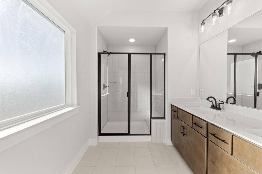 Furnished interior view inside a new home in Garden Collection at Union Park, Little Elm (Image 9). Furnished interior view inside a new home in Garden Collection at Union Park, Little Elm (Image 9).