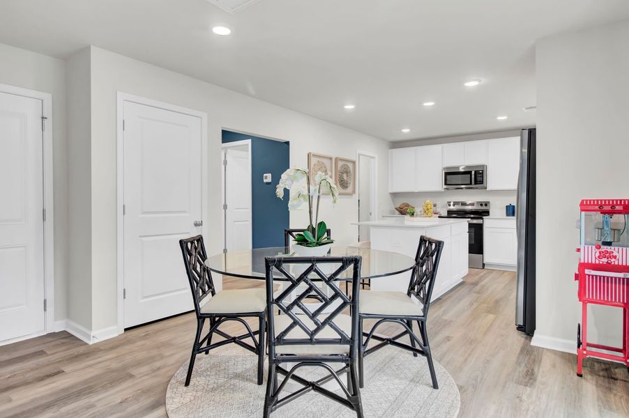 Dining Area and Kitchen